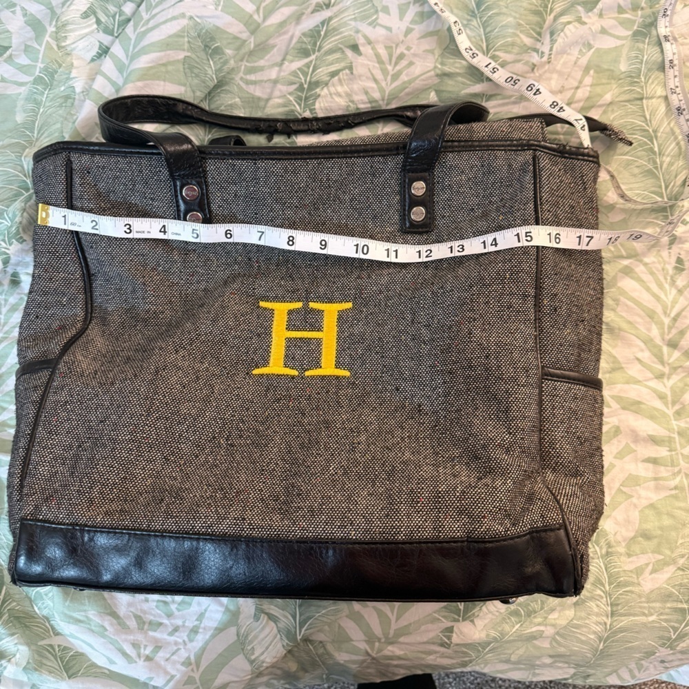 Thirty-One "H" Embroidered Bag